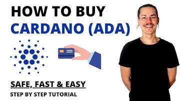 How To Buy Cardano ADA for Beginners In 2021 | SAFE, FAST & EASY TUTORIAL