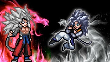 Xeno Goku V2 OP(All Form)(New) VS Gogeta SS5 OP in Jump Force Mugen