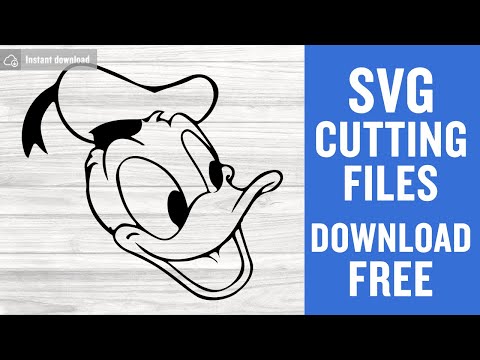 Donald Duck Svg Free Cutting Files for Silhouette Free Download