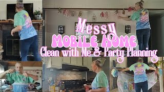 MOBILE HOME CLEAN WITH ME & BIRTHDAY DECORATIONS