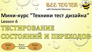 L6. Тестирование состояний и переходов | State Transition Testing | Техники тест дизайна