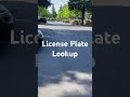 License Plate Lookup #licenseplatelookup