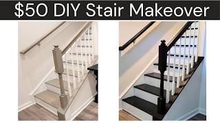NEW! DIY STAIR MAKOVER
