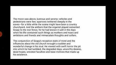 The Cop And The Anthem (part 2)