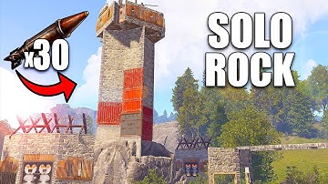 I Built This High IQ SOLO Rokc Base in Rust (Broken 1x1 Design)