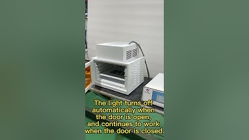 compact UV LED curing oven chamber #uvcuring #uvlight  #uvled #ultravioletlight #oven  #chamber