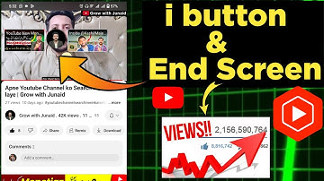 YouTube Video Per Endscreen & i button kaise lagaye | Endscreen kaise lagaye | Grow with Junaid