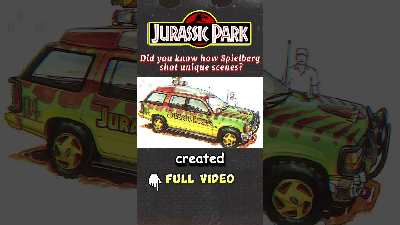 Jurassic Park | Did you know how Spielberg shot unique scenes #shorts