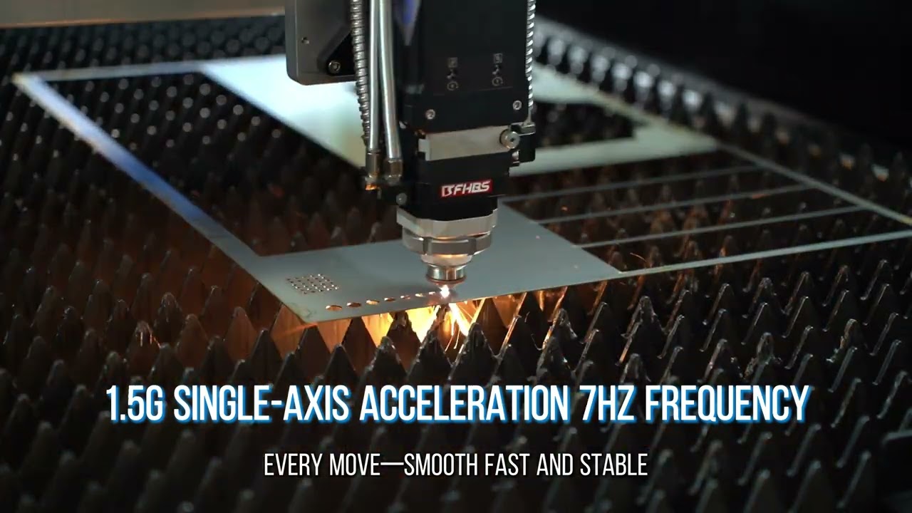 금속판 고속 파이버 레이저 절단기의 소개입니다 --- FHBS LASER