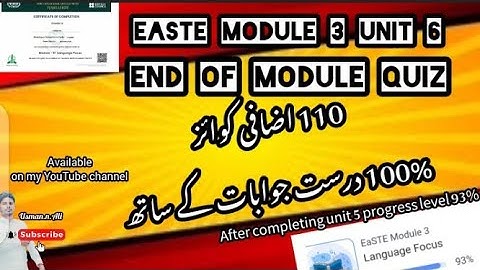 Unit 6|module 3|End of module Quiz|@Usman.n.