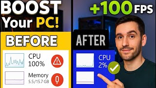 From Laggy to Lightning Fast! | My Top PC Optimization Tips |Fix 100% CPU Usage Game & Work Smoothly