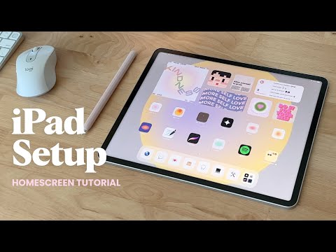 How to customize your iPad ?? | Aesthetic widgets, app icons, wallpaper ☻