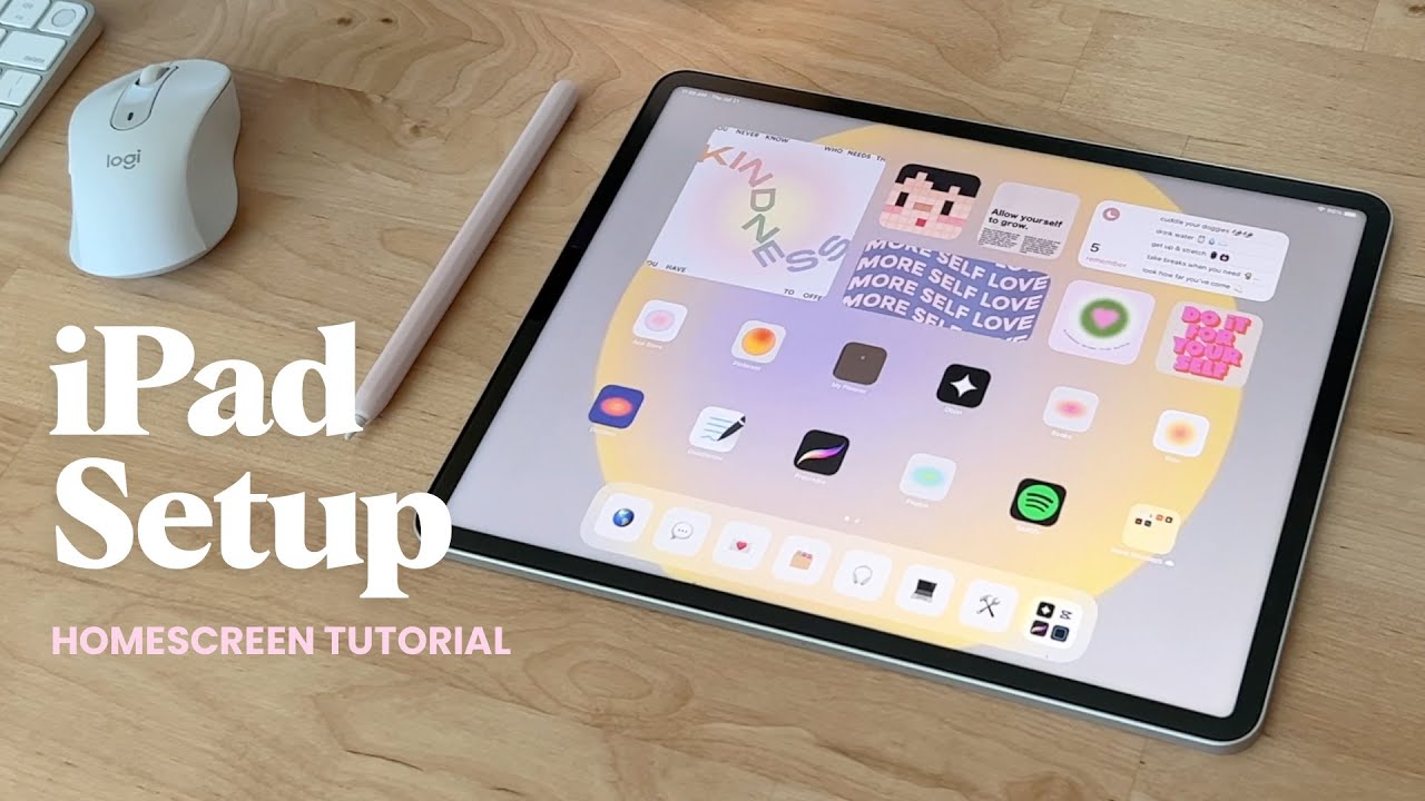 How to customize your iPad 💛🏡 | Aesthetic widgets, app icons, wallpaper ☻  - YouTube