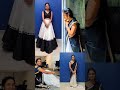 Link in description, Elegant Navy Blue &amp; White Saree Look 💙✨ | Office Ethnic Wear | Stylish