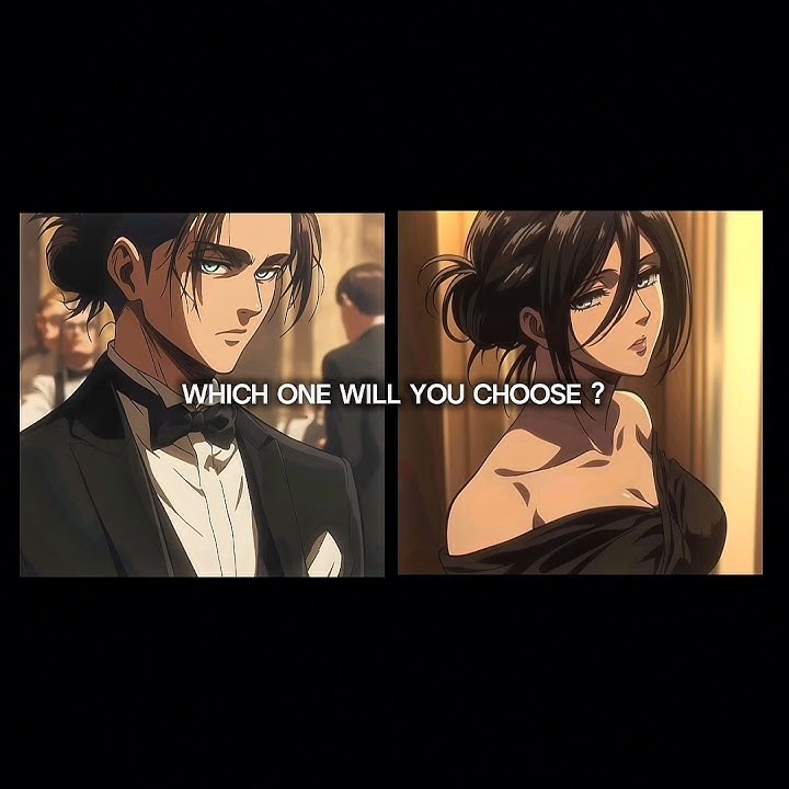 ARE YOU CHOOSING MONEY OR LOOKS ? [EREN x MIKASA] #animeedit #eren #mikasa #eremika #attackontitan