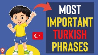 Most Important Turkish Phrases - Learn Turkish Phrases 😎 | Language Animated