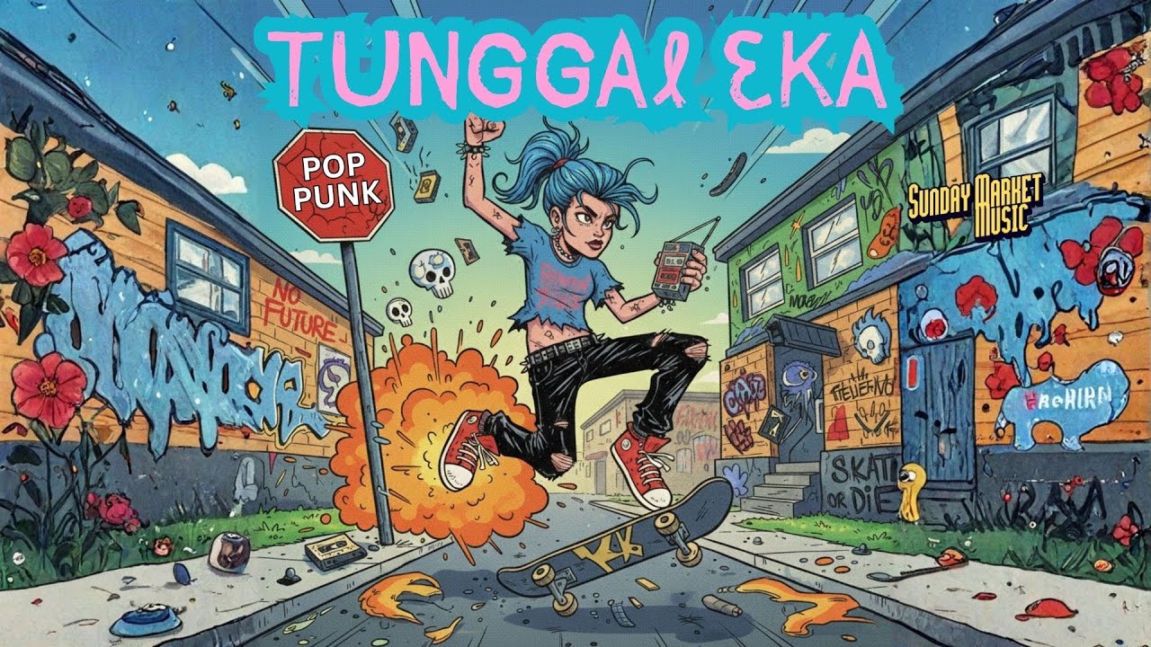 Tunggal Eka - Niken Salindry | Lagu Jawa Versi Pop Punk (Lyric Video)
