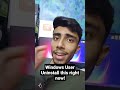 Uninstall this Right Now! If you are using Windows 10 or Windows 11