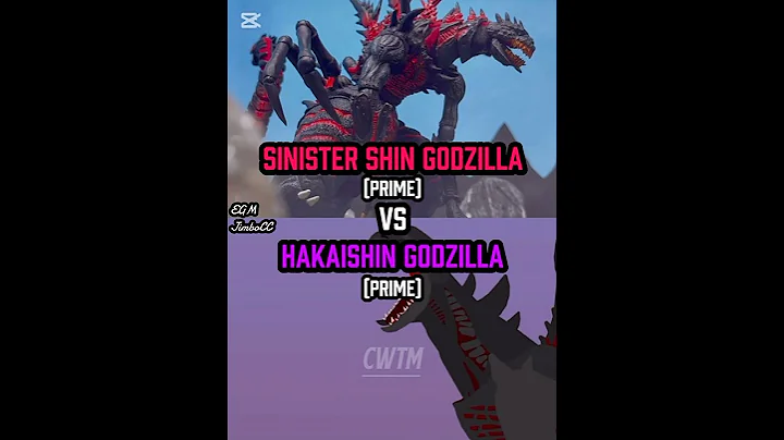 Hakaishin Godzilla vs Sinister Shin Godzilla #fyp #hakaishin #egm #edit #shorts