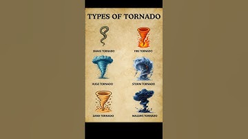 🌎DISCOVER TYPES OF TORNADO 🌪| Pt: 1