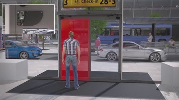 Cảm biến an toàn cửa tự động FLATSCAN SW (BEA)   Cửa Mở Cánh