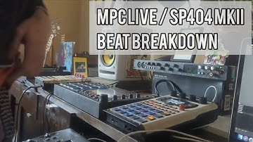 mpc live / sp404 mk2 live beat making breakdown, moody Lofi hip hop / boom bap