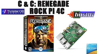 ROCK PI 4C: COMMAND & CONQUER: RENEGADE | BOX86 + TWISTER OS ARMBIAN| WINE |  1080P | GAME TEST