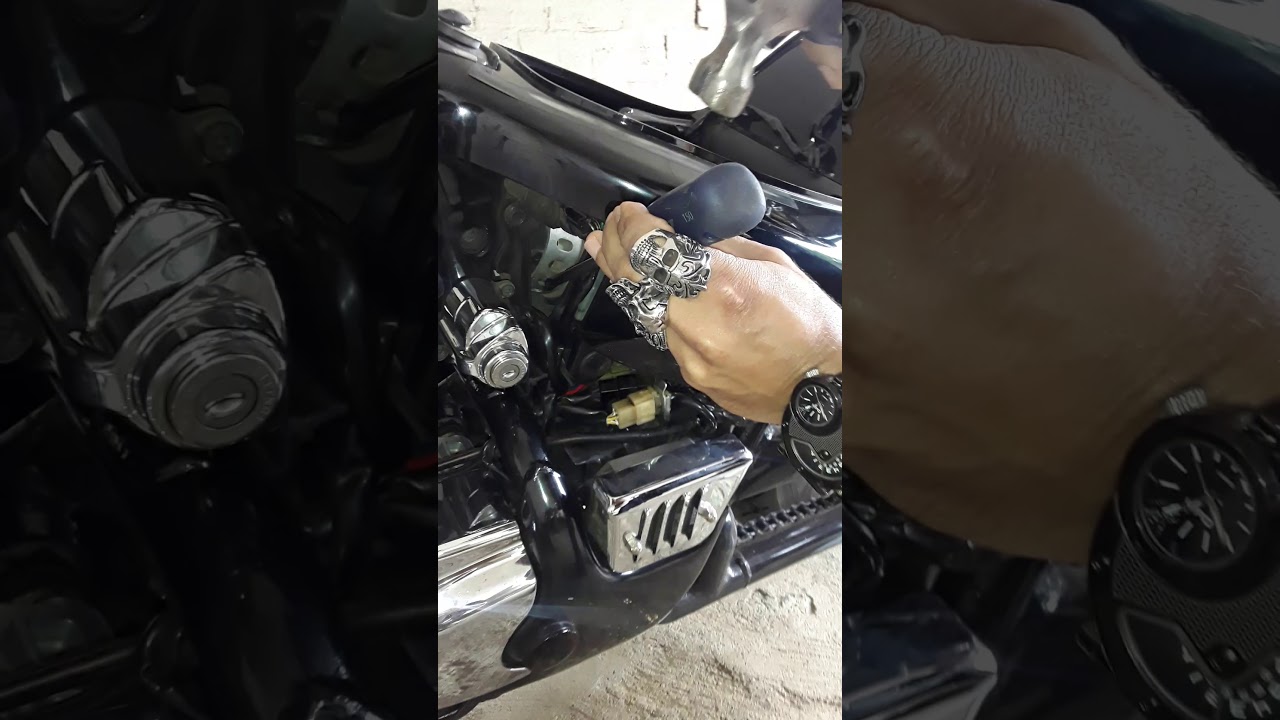 Shadow 600 regulagem do amortecedor