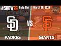 Giants at Padres | 3/30 Game 4 - MLB The Show 26 Daily Sim