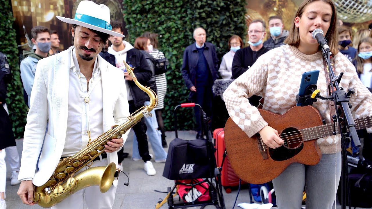 "SHALLOW" - Daniele Vitale & Allie Sherlock (Sax, Guitar e Voice) in Dublin