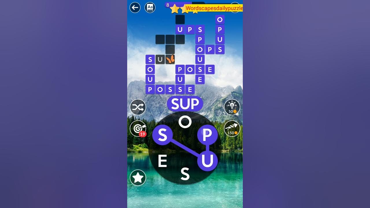 Wordscapes Daily Puzzle April 4 2020 Answers YouTube