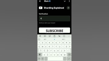Sharding Explained | BLUM Code Today #shorts