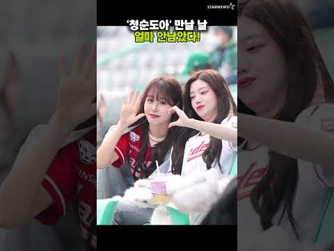 '야구가 그리웠어요!' 랜더스필드 찾은 치어리더 김도아