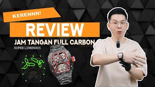 Review  Jam Tangan Haofa 2311 Full Carbon Mirip RM ?