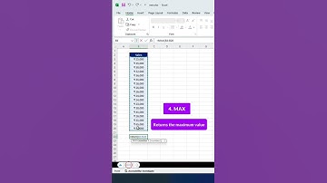 5 Most Useful Function In Ms Excel 👌✅💯 #excel #realshahnawaj #microsoft #shorts #viralvideo