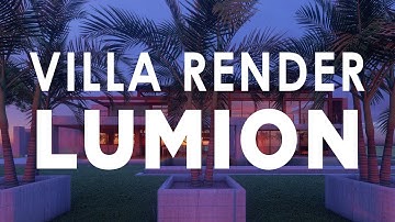 How To Make Exterior Night Rendering (3dsMax Lumion 9)