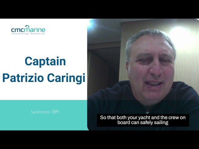 Captain Patrizio Caringi   M/Y Sanlorenzo 38m