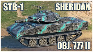 Sheridan, Объект 777 II & STB-1 • WoT Blitz Gameplay