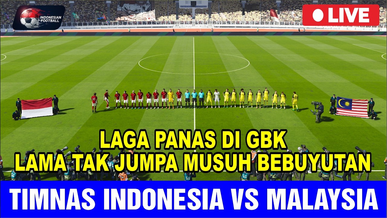 PERTANDINGAN YANG PALING DINANTI‼️Timnas Indonesia Menantang Kekuatan Harimau Malaya diGBK