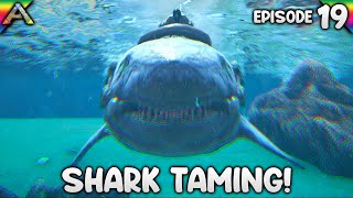 Shark Taming & ARK Industrial Cooker! | Let's Play ARK Survival Evolved: The Island | Episode 19