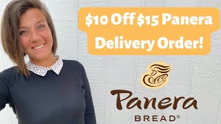 $10 Off $15 Panera Delivery Order!