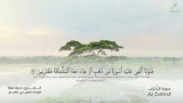 43 سورة الزخرف | القارئ :حمزة معاذ