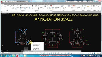 Autocad - Hiệu chỉnh tỉ lệ bằng Annotation Scale trong AutoCAD