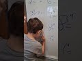 My 3 year old math genius Anthony  !!!   #genius_kids #maths #mathgenius #mathprodigy