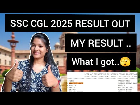 SSC CGL 2025 RESULT OUT..🎉🎉 My result..🫣 #ssc #ssccgl #manifestation #hardwork #motivation 
