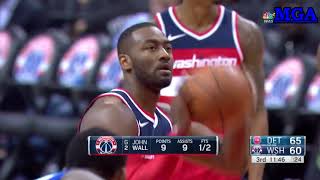 Detroit Pistons vs Washington Wizards - Full Game Highlights - 20 October 2017