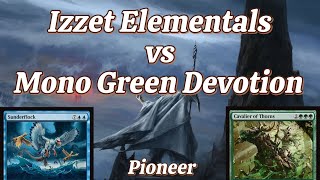 Izzet Elementals vs Mono Green Devotion [Pioneer]