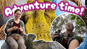 Knit with me: Knitting Handspun Socks while on a Long Distance Hike (with a trip to Barcelona Knits)