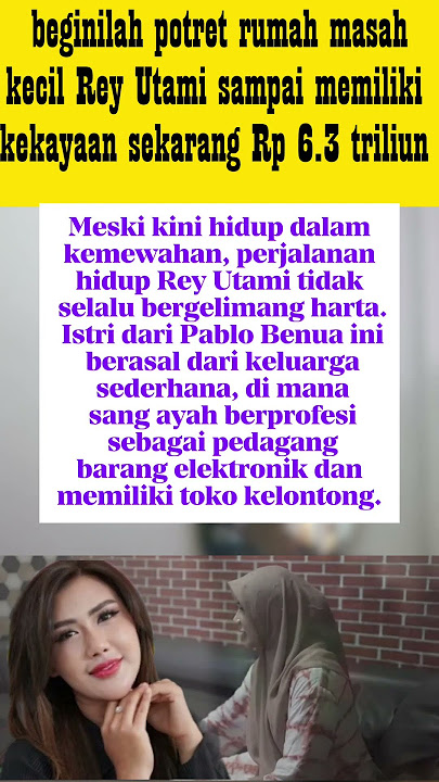 beginilah lantar belakang Rey Utami #shortvideo #artis #indonesia #viral