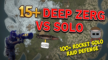 100+ ROCKET SOLO RAID DEFENSE - Rust (Movie)